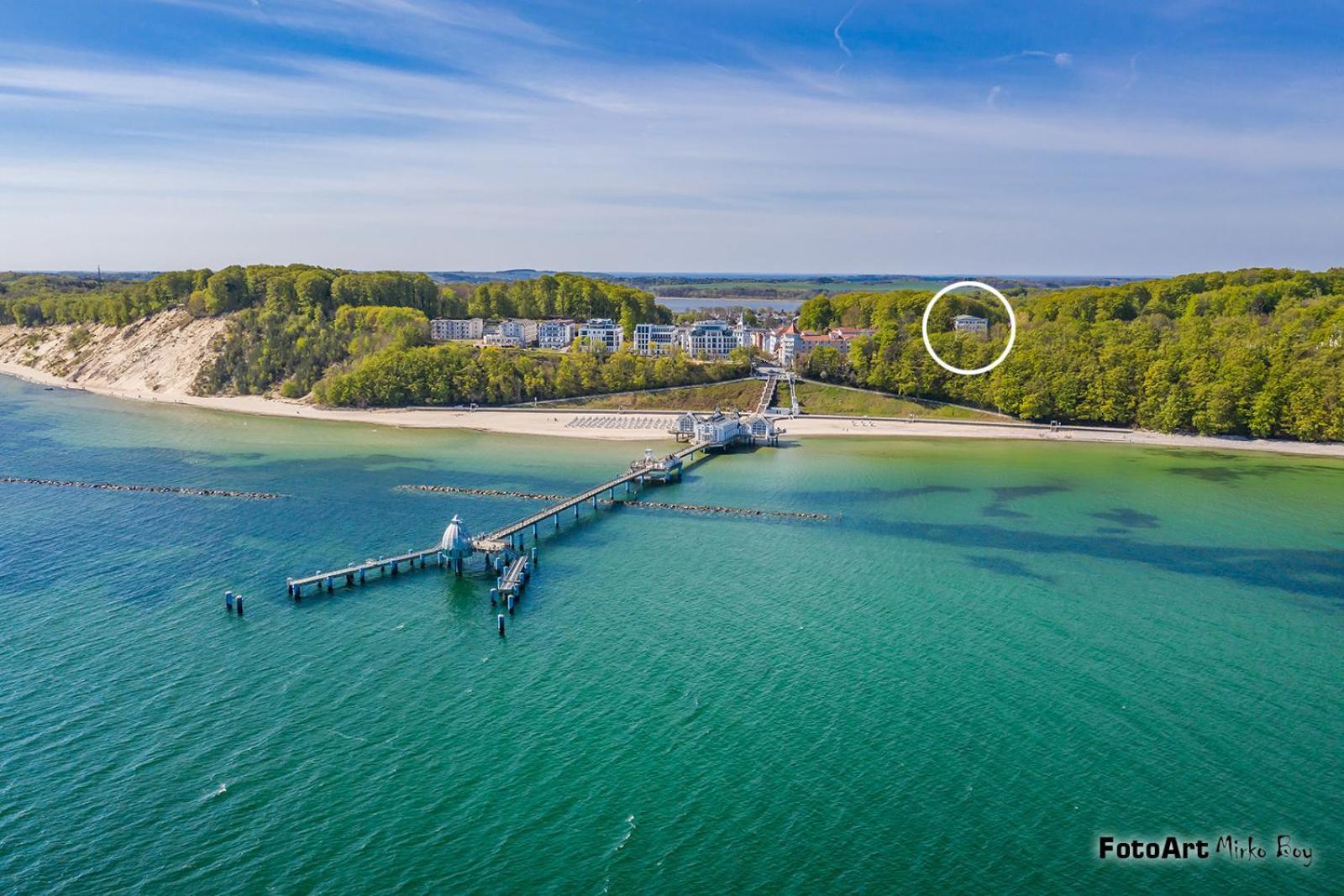 Residenz Seeblick Fewo 18 Mit Balkon Und Ostseeblick Sellin  Exterior photo